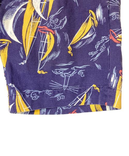 POLO RALPH LAUREN（ポロ・ラルフローレン）POLO RALPH LAUREN (ポロ・ラルフローレン) 総柄ハーフパンツ パープル サイズ:SIZE 32の古着・服飾アイテム