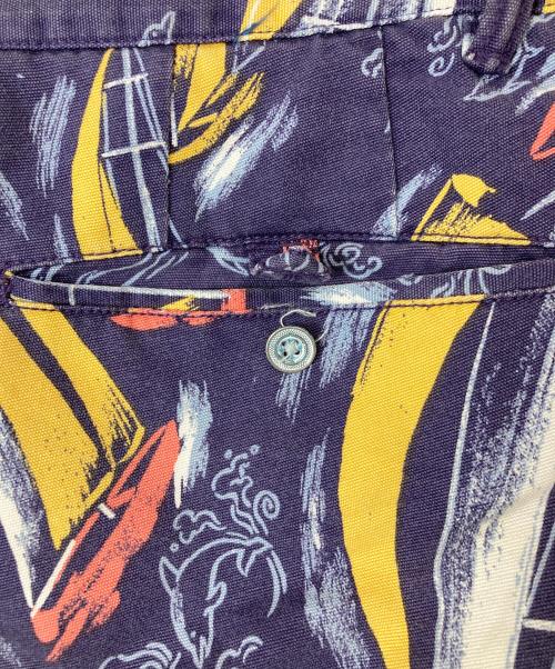 POLO RALPH LAUREN（ポロ・ラルフローレン）POLO RALPH LAUREN (ポロ・ラルフローレン) 総柄ハーフパンツ パープル サイズ:SIZE 32の古着・服飾アイテム