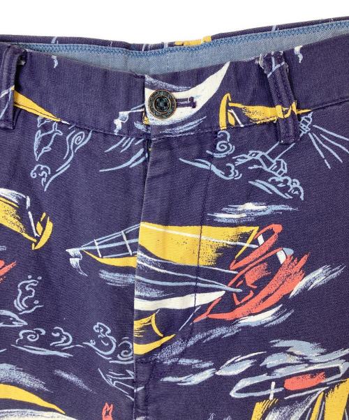 POLO RALPH LAUREN（ポロ・ラルフローレン）POLO RALPH LAUREN (ポロ・ラルフローレン) 総柄ハーフパンツ パープル サイズ:SIZE 32の古着・服飾アイテム