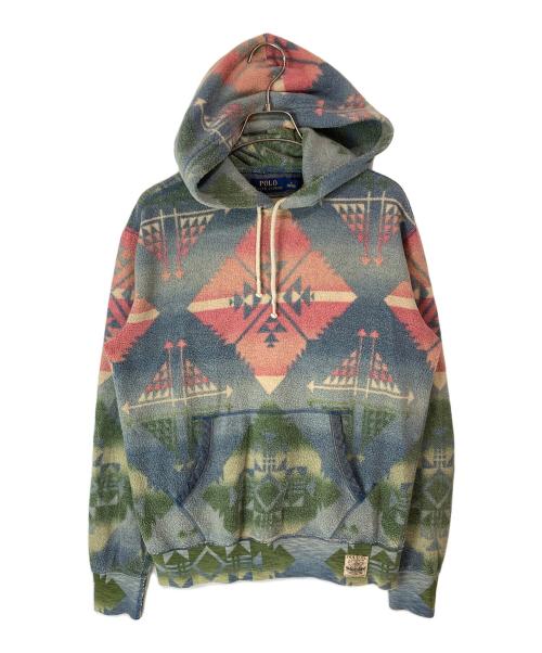 POLO RALPH LAUREN（ポロ・ラルフローレン）POLO RALPH LAUREN (ポロ・ラルフローレン) ネイティブ柄プルオーバーパーカー マルチカラー サイズ:Ｓの古着・服飾アイテム