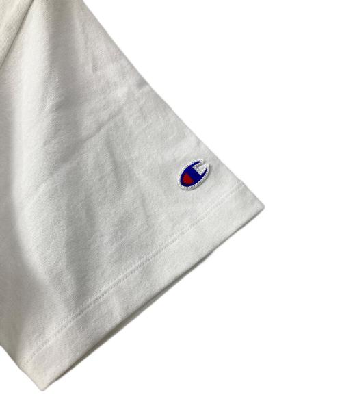 Champion（チャンピオン）Champion (チャンピオン) STARBUCKS COFFEE (スターバックス コーヒー) BEAMS (ビームス) プリントTシャツ ホワイト サイズ:S 未使用品の古着・服飾アイテム