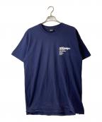 stussyステューシー）の古着「ストロベリー バックプリントTシャツ」｜ネイビー