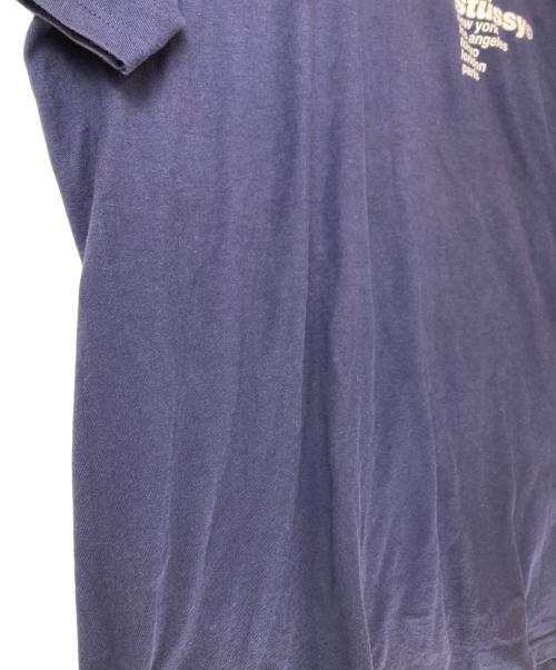 stussy（ステューシー）stussy (ステューシー) ストロベリー バックプリントTシャツ ネイビー サイズ:Ｌの古着・服飾アイテム