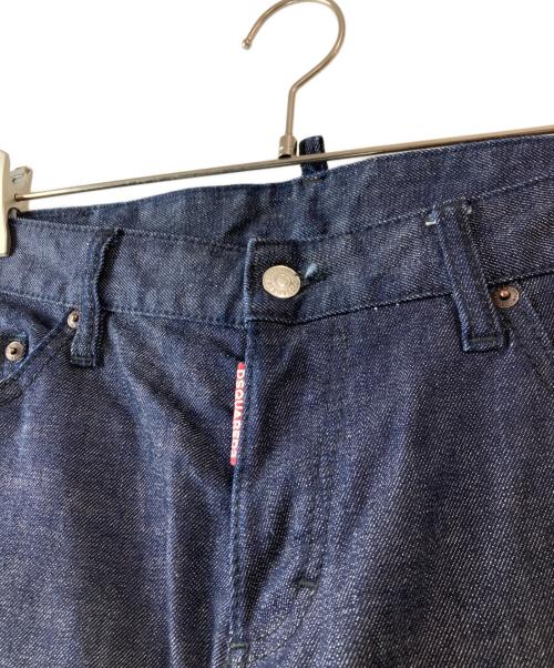 DSQUARED2（ディースクエアード）DSQUARED2 (ディースクエアード) ボタンフライデニムパンツ インディゴ サイズ:50の古着・服飾アイテム