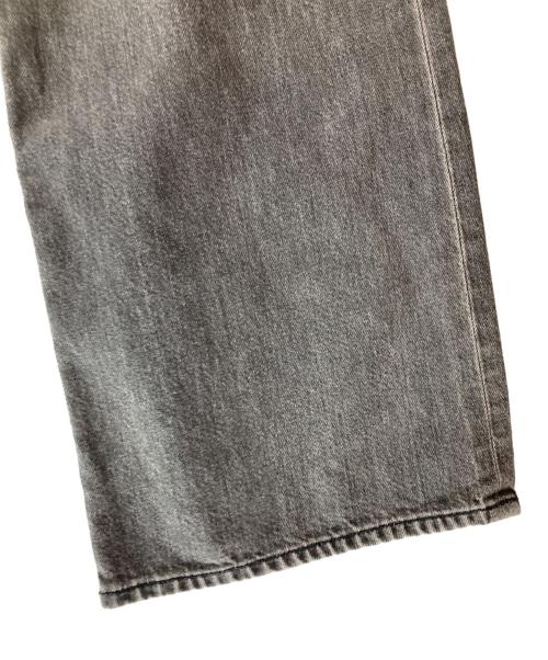 Whim Gazette（ウィムガゼット）Whim Gazette (ウィムガゼット) ドロストデニムパンツ グレー サイズ:34の古着・服飾アイテム