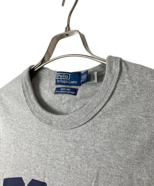 POLO RALPH LAUREN（ポロ・ラルフローレン）POLO RALPH LAUREN (ポロ・ラルフローレン) BEAMS (ビームス) 26ss 【別注】ヘビーウェイトTee グレー サイズ:XSの古着・服飾アイテム