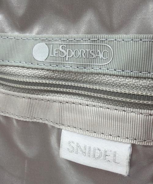 LeSportsac（レスポートサック）LeSportsac (レスポートサック) Snidel (スナイデル) SM EVERYDAY BAG MH/ショルダーバッグ シルバーの古着・服飾アイテム