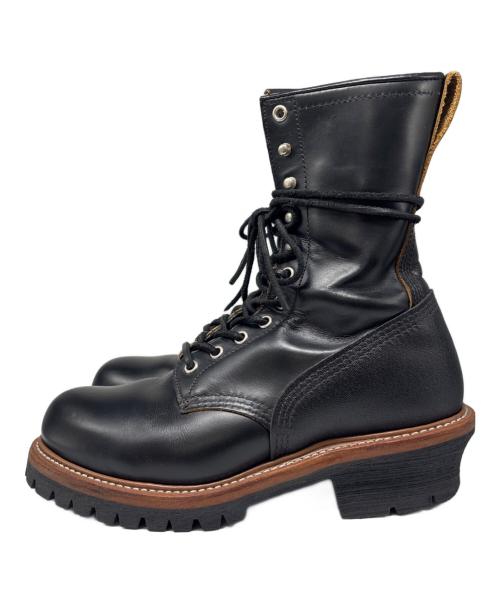 RED WING（レッドウィング）RED WING (レッドウィング) Logger Boots/ロガーブーツ ブラック サイズ:US7.5の古着・服飾アイテム