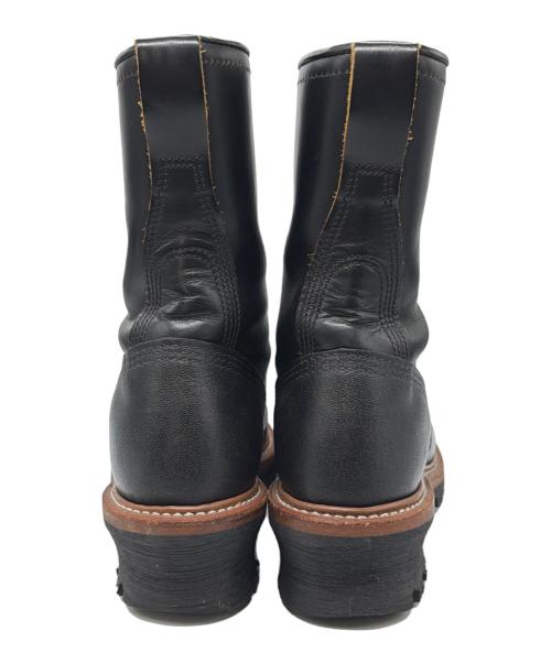 RED WING（レッドウィング）RED WING (レッドウィング) Logger Boots/ロガーブーツ ブラック サイズ:US7.5の古着・服飾アイテム