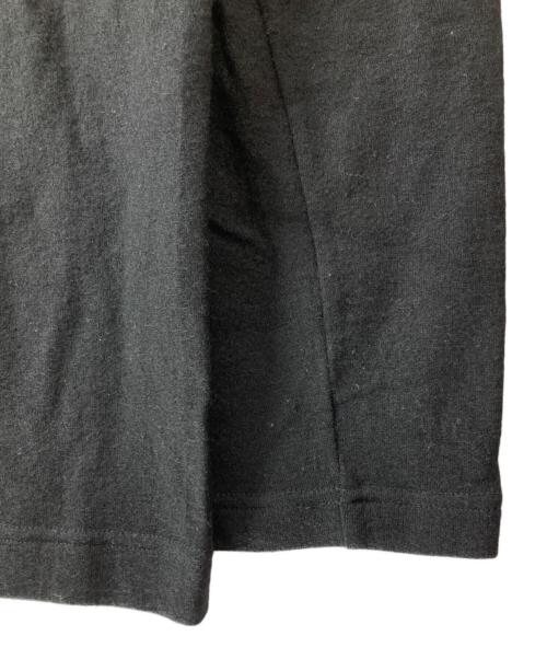 REGULATION Yohji Yamamoto MEN（レギュレーション ヨウジヤマモト）REGULATION Yohji Yamamoto MEN (レギュレーション ヨウジヤマモト) ウール縮絨マオカラーシャツ ブラック サイズ:1の古着・服飾アイテム