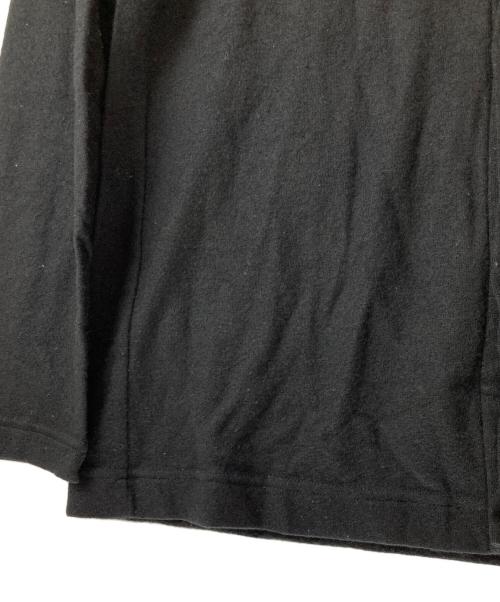 REGULATION Yohji Yamamoto MEN（レギュレーション ヨウジヤマモト）REGULATION Yohji Yamamoto MEN (レギュレーション ヨウジヤマモト) ウール縮絨マオカラーシャツ ブラック サイズ:1の古着・服飾アイテム