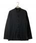REGULATION Yohji Yamamoto MEN（レギュレーション ヨウジヤマモト）の古着「ウール縮絨マオカラーシャツ」｜ブラック