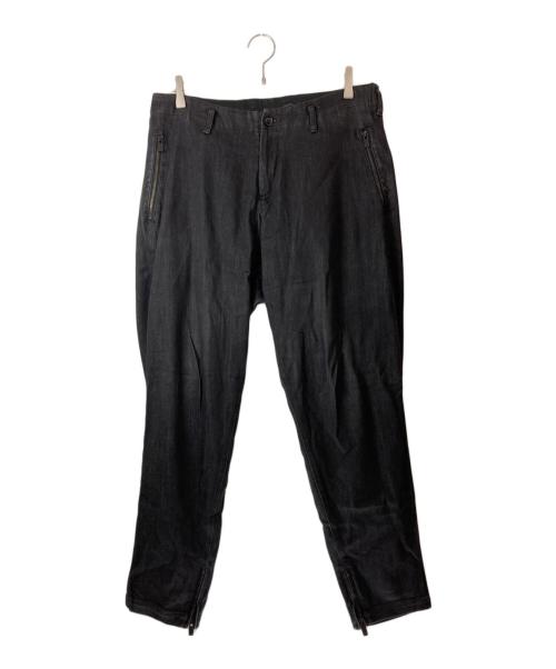 Yohji Yamamoto pour homme（ヨウジヤマモト プールオム）Yohji Yamamoto pour homme (ヨウジヤマモト プールオム) 18AW ストレッチパンツ ブラック サイズ:2の古着・服飾アイテム
