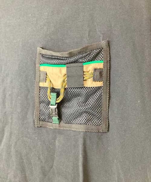 KOLOR（カラー）KOLOR (カラー) メッシュポケット切替Tシャツ ブラック サイズ:2の古着・服飾アイテム