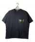 KOLOR（カラー）の古着「メッシュポケット切替Tシャツ」｜ブラック