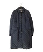 Salvatore Ferragamoサルヴァトーレ フェラガモ）の古着「キルティングコート」｜ネイビー
