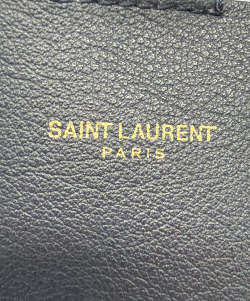 Saint Laurent Paris（サンローランパリ）Saint Laurent Paris (サンローランパリ) Large Shopping Bag/ショッピングバッグ ネイビーの古着・服飾アイテム