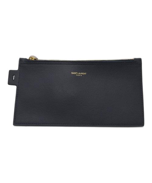 Saint Laurent Paris（サンローランパリ）Saint Laurent Paris (サンローランパリ) Large Shopping Bag/ショッピングバッグ ネイビーの古着・服飾アイテム