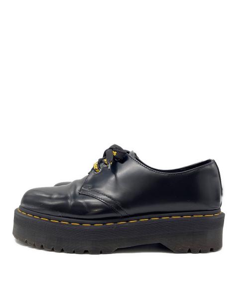 Dr.Martens（ドクターマーチン）Dr.Martens (ドクターマーチン) QUAD/3ホールシューズ ブラック サイズ:UK 9の古着・服飾アイテム