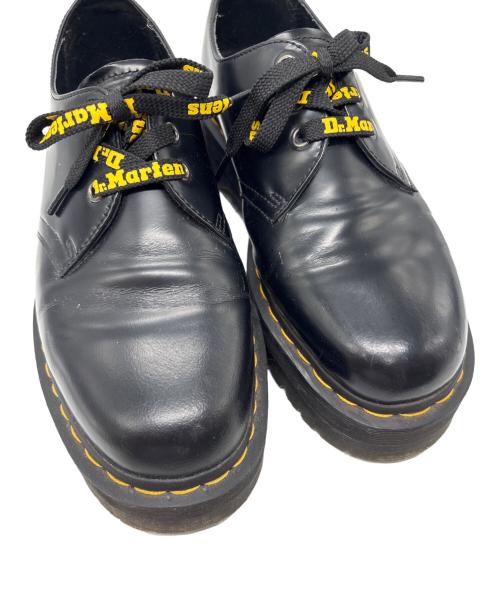 Dr.Martens（ドクターマーチン）Dr.Martens (ドクターマーチン) QUAD/3ホールシューズ ブラック サイズ:UK 9の古着・服飾アイテム