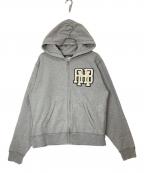 AMBUSHアンブッシュ）の古着「AMB PATCH HOODIE パッチフーディ」｜グレー