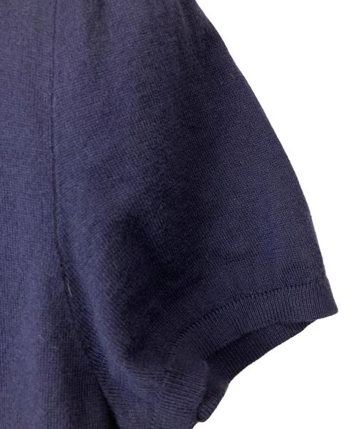 POLO RALPH LAUREN（ポロ・ラルフローレン）POLO RALPH LAUREN (ポロ・ラルフローレン) PIMA COTTON半袖ニット ネイビー サイズ:Ｍの古着・服飾アイテム
