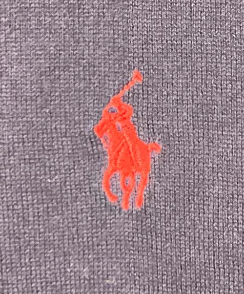 POLO RALPH LAUREN（ポロ・ラルフローレン）POLO RALPH LAUREN (ポロ・ラルフローレン) PIMA COTTON半袖ニット ネイビー サイズ:Ｍの古着・服飾アイテム