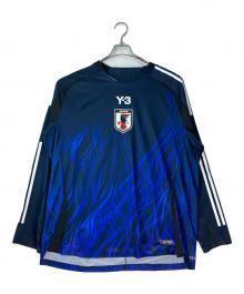 Y-3×adidas（ワイスリー×アディダス）の古着「サッカー日本代表 2024 ホーム オーセンティック 長袖ユニフォーム」｜ネイビー