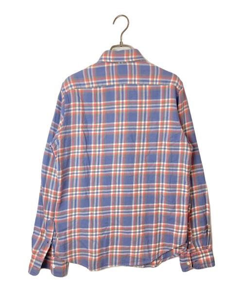POLO RALPH LAUREN（ポロ・ラルフローレン）POLO RALPH LAUREN (ポロ・ラルフローレン) クラシックフィット チェックシャツ ブルー サイズ:Ｍの古着・服飾アイテム