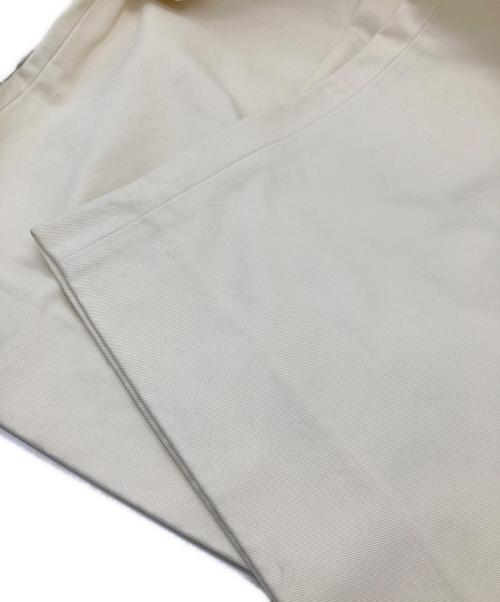 STUDIO NICHOLSON（スタジオ ニコルソン）STUDIO NICHOLSON (スタジオ ニコルソン) ピーチスキンコットンツイルワイドパンツ ベージュ サイズ:Mの古着・服飾アイテム