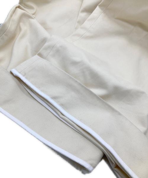 STUDIO NICHOLSON（スタジオ ニコルソン）STUDIO NICHOLSON (スタジオ ニコルソン) ピーチスキンコットンツイルワイドパンツ ベージュ サイズ:Mの古着・服飾アイテム