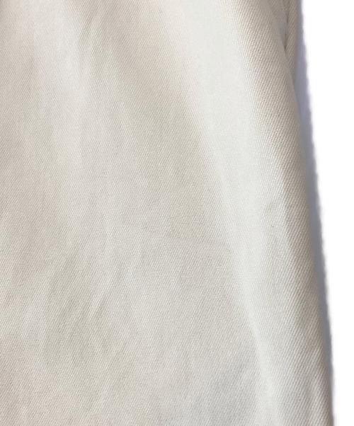 STUDIO NICHOLSON（スタジオ ニコルソン）STUDIO NICHOLSON (スタジオ ニコルソン) ピーチスキンコットンツイルワイドパンツ ベージュ サイズ:Mの古着・服飾アイテム