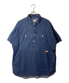NATAL DESIGN（ネイタルデザイン）の古着「プルオーバーデニムシャツ」｜ネイビー
