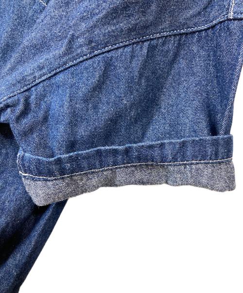 NATAL DESIGN（ネイタルデザイン）NATAL DESIGN (ネイタルデザイン) プルオーバーデニムシャツ ネイビー サイズ:Ｌの古着・服飾アイテム
