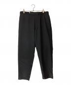 Graphpaperグラフペーパー）の古着「Scale Off Wool Chef Pants / スケールオフウールシェフパンツ」｜ブラック