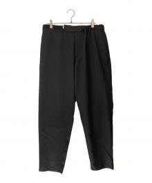 Graphpaper（グラフペーパー）の古着「Scale Off Wool Chef Pants / スケールオフウールシェフパンツ」｜ブラック