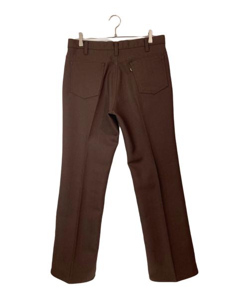 LEVI'S（リーバイス）LEVI'S (リーバイス) ヘリンボーンブーツカットパンツ ブラウン サイズ:35×30の古着・服飾アイテム