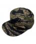 THE H.W.DOG&CO.（エイチダブリュードッグアンドコー）の古着「MILITARY TRUCKER CAP/D-00900」｜カーキ×ベージュ