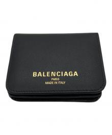 BALENCIAGA（バレンシアガ）の古着「2つ折り財布/Cash 2.0」｜ブラック