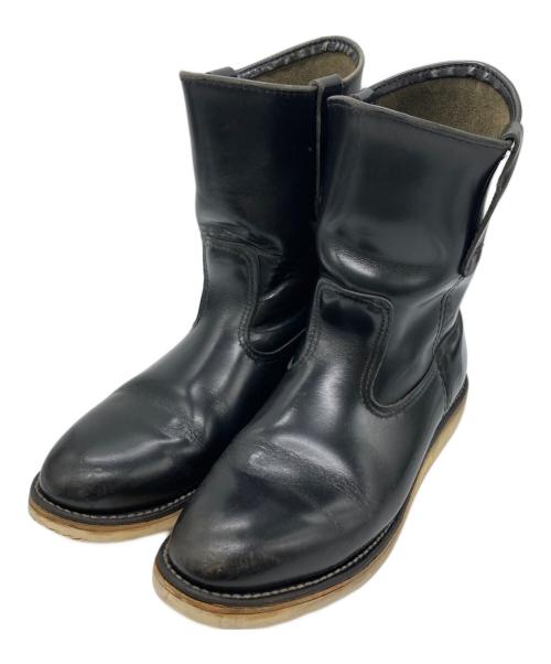 RED WING（レッドウィング）RED WING (レッドウィング) ペコスブーツ ブラック サイズ:US9 1/2Eの古着・服飾アイテム