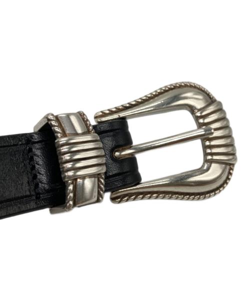 TORY LEATHER（トリーレザー）TORY LEATHER (トリーレザー) ウェスタンベルト ブラックの古着・服飾アイテム