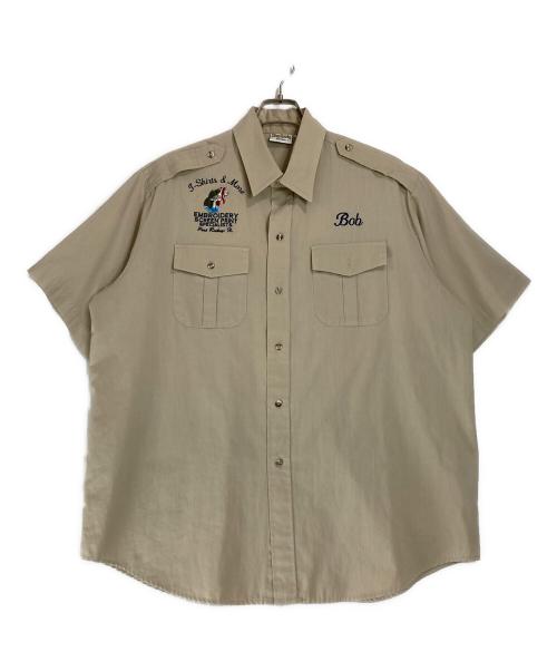 KING LOUIE（キングルイ）KING LOUIE (キングルイ) エポレット ボーリングシャツ ベージュ サイズ:XLの古着・服飾アイテム