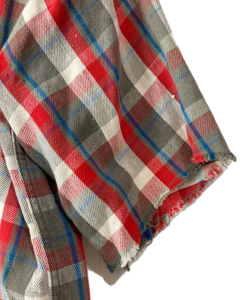 PENNEYS（ペニーズ）penneys (ペニーズ) ヴィンテージ半袖チェックシャツ レッド サイズ:Ⅿの古着・服飾アイテム