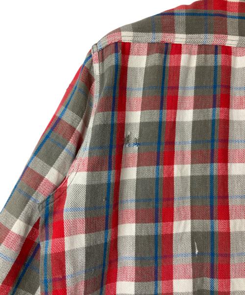 PENNEYS（ペニーズ）penneys (ペニーズ) ヴィンテージ半袖チェックシャツ レッド サイズ:Ⅿの古着・服飾アイテム