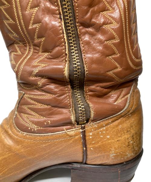 TONY LAMA（トニーラマ）TONY LAMA (トニーラマ) ウエスタンブーツブーツ ブラウン サイズ:9の古着・服飾アイテム
