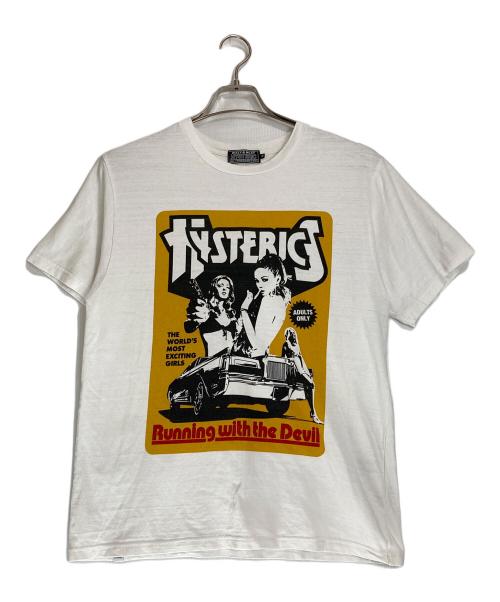 Hysteric Glamour（ヒステリックグラマー）Hysteric Glamour (ヒステリックグラマー) HYSTERIC MOVIE TEE ホワイト サイズ:Mの古着・服飾アイテム