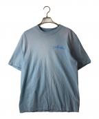 AMIRIアミリ）の古着「BLEACHED BANDANA PATCH T-SHIRT」｜ブルー
