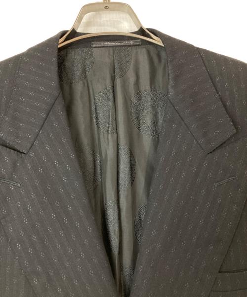 GIANNI VERSACE（ジャンニ・ヴェルサーチ）GIANNI VERSACE (ジャンニ・ヴェルサーチ) 裏地メデューサ柄ダブルジャケットセットアップ ブラック サイズ:Lの古着・服飾アイテム
