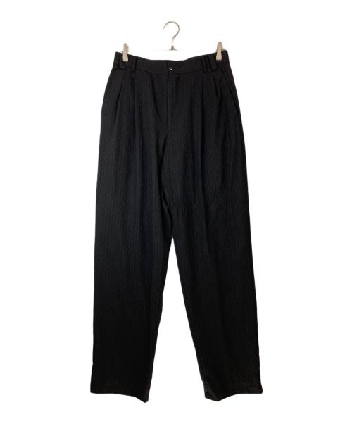 GIANNI VERSACE（ジャンニ・ヴェルサーチ）GIANNI VERSACE (ジャンニ・ヴェルサーチ) 裏地メデューサ柄ダブルジャケットセットアップ ブラック サイズ:Lの古着・服飾アイテム