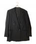 GIANNI VERSACE (ジャンニ・ヴェルサーチ) 裏地メデューサ柄ダブルジャケットセットアップ ブラック サイズ:L：15000円